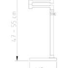 Abajur para Quarto Braço Articulado M039 Golden Art
