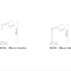 Abajur para Quarto Luminária Juddy M204 Golden Art