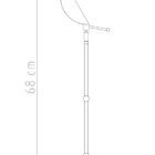 Abajur para Quarto Luminária Jully Articulada M680 Golden Art