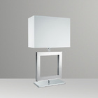 Abajur para Quarto Quadrado 27x27 em Metal M632 Golden Art