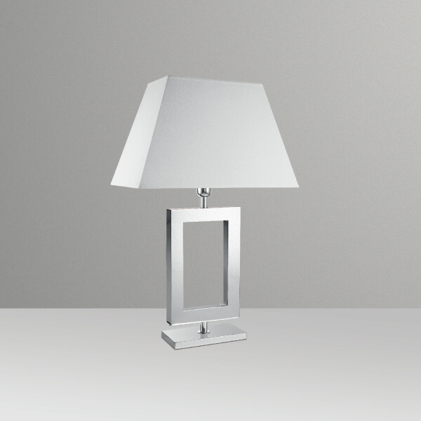 Abajur para Quarto Retângulo 30x20 Metal M634 Golden Art