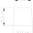 Abajur para Quarto Village Madeira e Metal M754 Golden Art