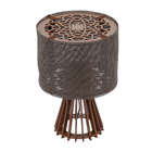 Abajur Pequeno Palermo Madeira Oslo Ilux