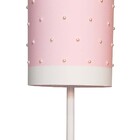 Abajur Pérolas 20x41 Rosa