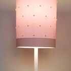 Abajur Pérolas 20x41 Rosa