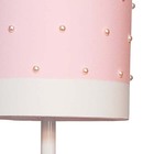 Abajur Pérolas 20x41 Rosa