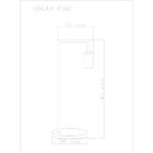 Abajur Piaui Conti Iluminação Cobre Fosco