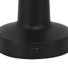 Abajur Preto 3 em 1 Metal e Plástico Taschibra