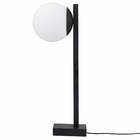 Abajur Preto de Alumínio Kellua Sfera Metaldomado