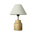 Abajur Redondo Madeira BM Lamps