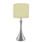 Abajur Retrô Luminária Pequena Bege Alumínio Ab158