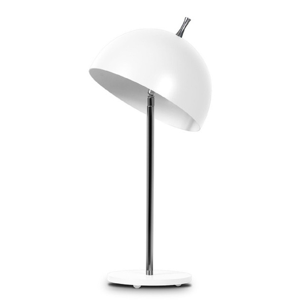 Abajur Retrô Luminária Pequena Branco Alumíni Ab7625