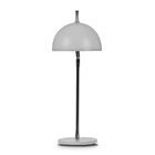 Abajur Retrô Luminária Pequena Prata Alumínio Ab7615