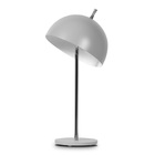 Abajur Retrô Luminária Pequena Prata Alumínio Ab7625