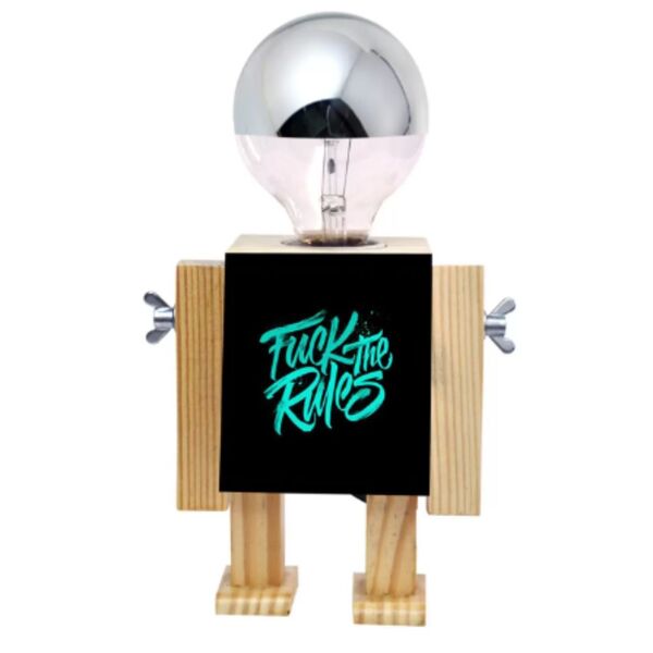 Abajur Robo Boy Base E-27  - Fuck The Rules