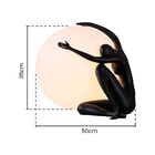 Abajur Skylight Hug 4013ab E27 Bivolt Preto