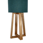 Abajur Square Md Linho Azul Petroleo