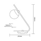 Abajur Startec Barcelona G9 Bivolt Dourado