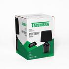 Abajur Taschibra Pottery 32cm E27 Bivolt Preto
