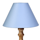 Abajur Torneado Dourado Azul Bebê Infantil