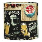 Abajur Torre Cilindrico Bar Com Aramado Preto