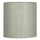 Abajur Torre Cilindrico Cinza Escuro Com Aramado Cobre