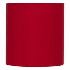 Abajur Torre Cilindrico Vermelho Com Aramado Cobre