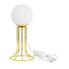 Abajur Torre Dourado Bolinha Orby Maravilhoso