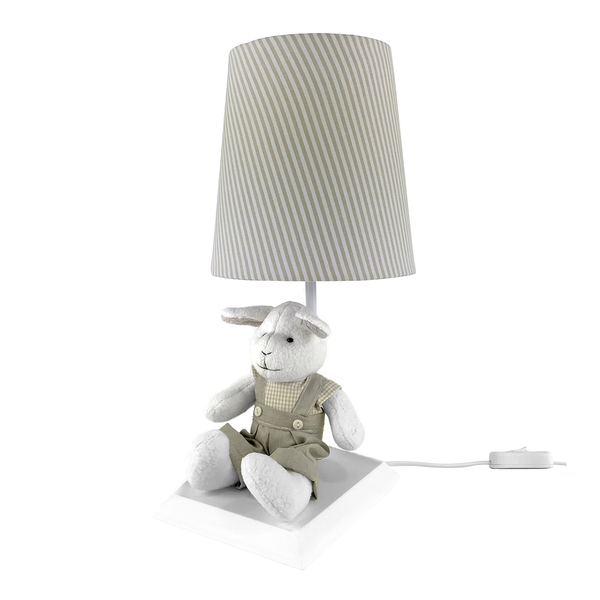 Abajur Toys Claro Carneiro Bege Bebê Infantil