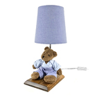 Abajur Toys Escuro Urso Azul Bebê Infantil