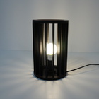 Abajur Tubular Médio Preto