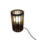 Abajur Tubular Pequeno Marrom