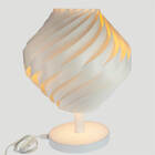 Abajur Twist Com Pedestal  E Base  - 36 cm De Altura