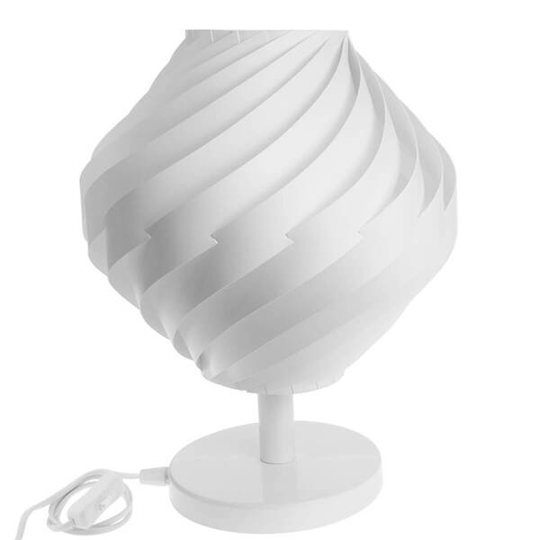 Abajur Twist Com Pedestal  E Base  - 36 cm De Altura