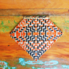 Abanos Palha Etnia Baniwa 19x23cm