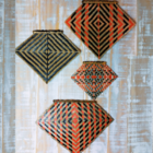 Abanos Palha Etnia Baniwa 25x31cm