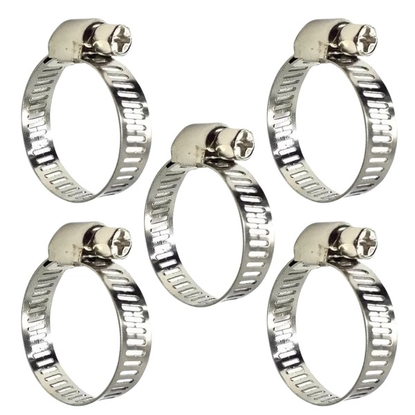 Abraçadeira Aço Inox Rosca Sem Fim 1" Polegada 16 - 25mm Refo