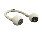 Abraçadeira Bola para Cortina com Imã Cinza 35cm Luba