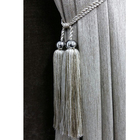 Abraçadeira Bola Pingente Bege