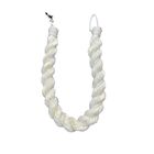 Abraçadeira Corda para Cortina Off White Algodão 50cm Luba