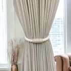 Abraçadeira Cordão para Cortina Off White Algodão 45cm Luba