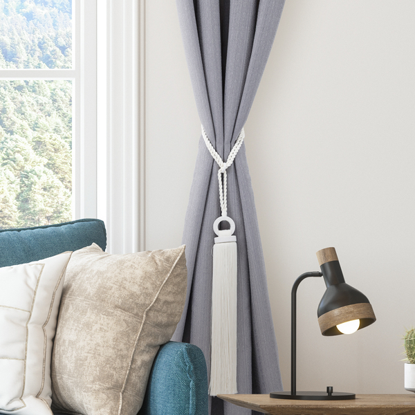 Abraçadeira Cortina Off White 95cm