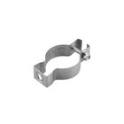 Abraçadeira D para Instalações Hidráulicas e Elétricas 1" Aço Zincado Zamar 4 peças