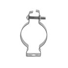 Abraçadeira D para Instalações Hidráulicas e Elétricas 2" Aço Zincado Zamar 10 peças