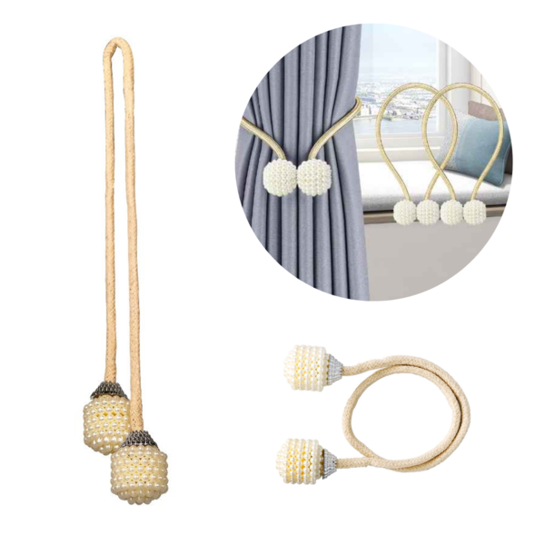 Abraçadeira De Amarrar E Prender Cortina De Cordão Pregador