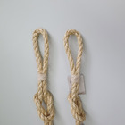 Abraçadeira de Cortina Bege Corda Sisal 60cm