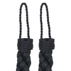 Abraçadeira de Cortina Munique Preto 40cm Marbella