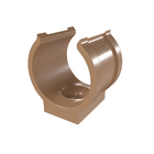 Abraçadeira De Impacto Cano Tubo 25mm 3/4'' Marrom Estrela