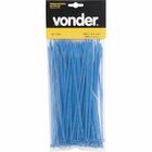 Abraçadeira De Nylon 200x3,6mm Azul Com 100 Peças - Vonder