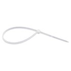 Abraçadeira De Nylon 280 Mm X 4,8 Mm Branca Com 100 Peças Nov